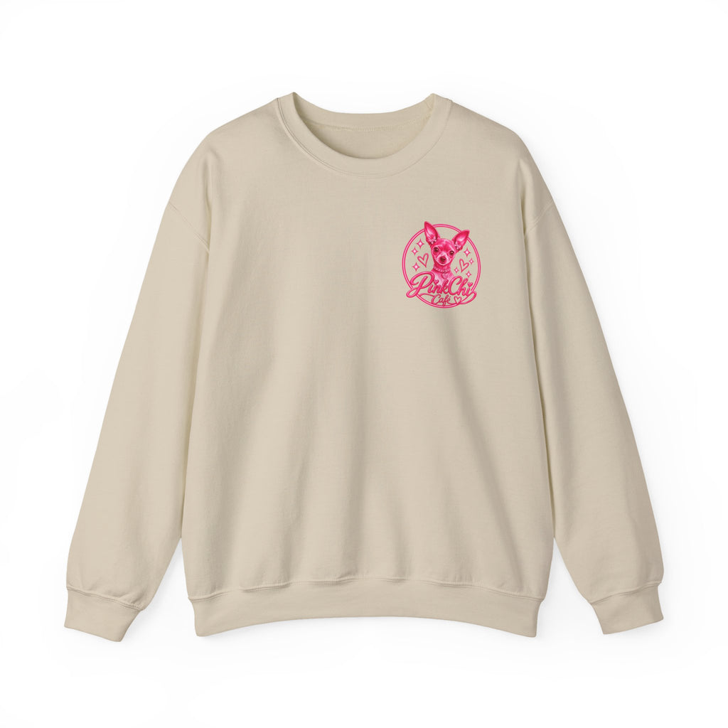 Pink Chi Cafe Classic Crewneck