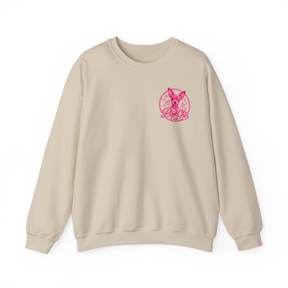 Pink Chi Cafe Classic Crewneck