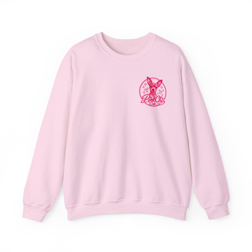 Pink Chi Cafe Classic Crewneck