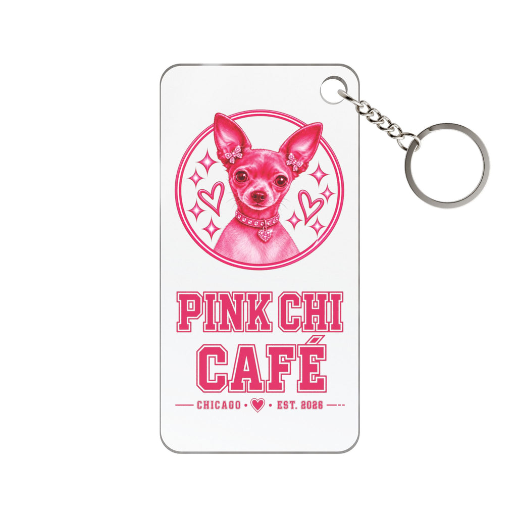Pink Chi Cafe Keychain