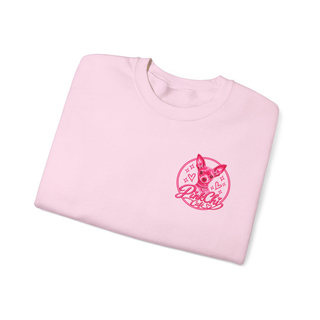 Pink Chi Cafe Classic Crewneck