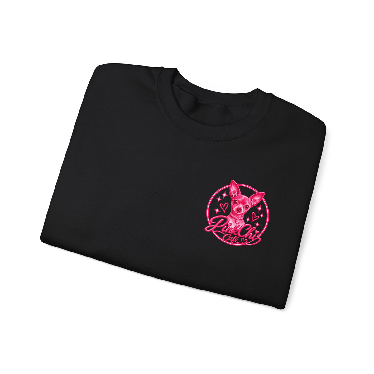 Pink Chi Cafe Classic Crewneck