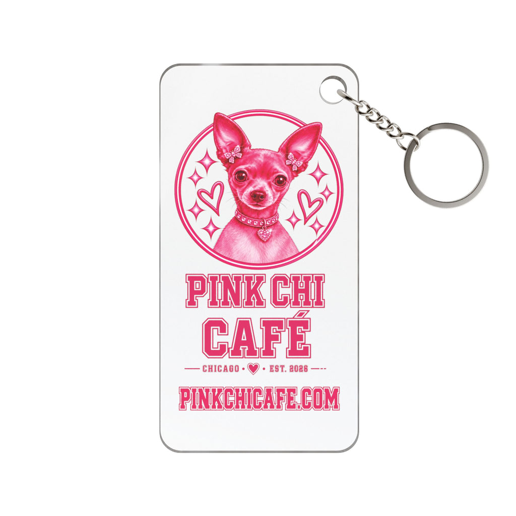 Pink Chi Cafe Keychain