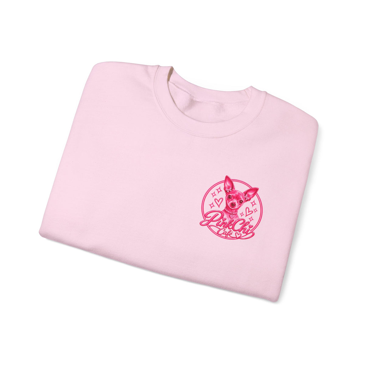 Pink Chi Cafe Classic Crewneck