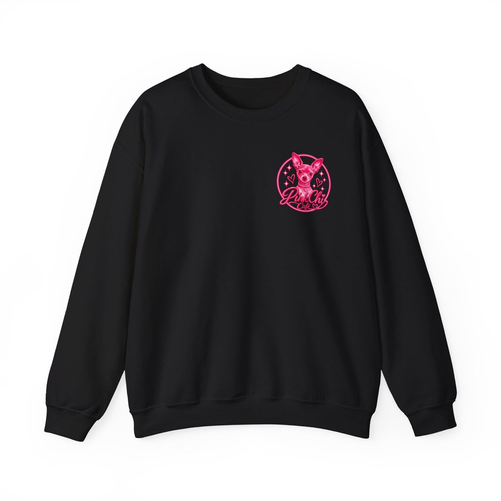 Pink Chi Cafe Classic Crewneck