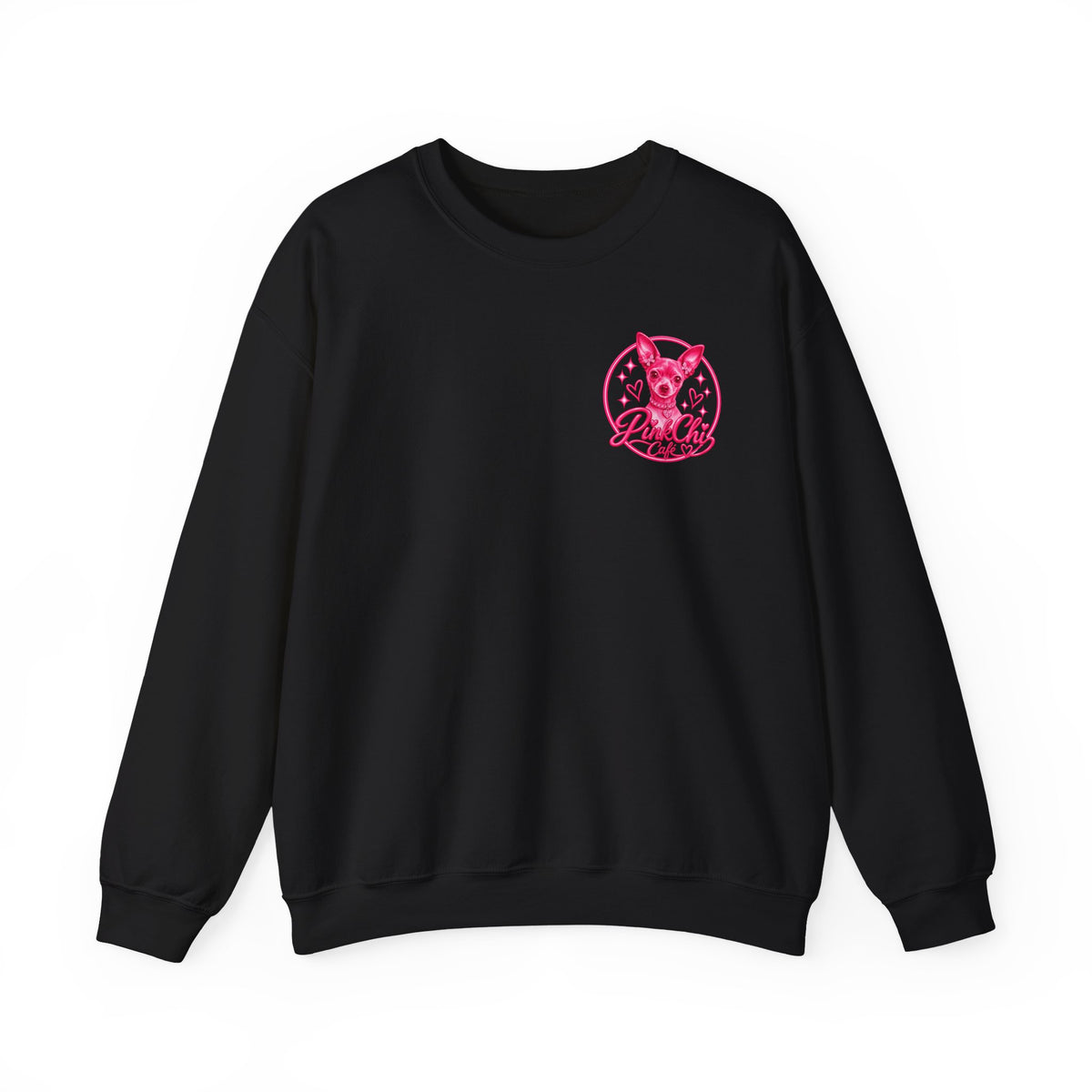 Pink Chi Cafe Classic Crewneck
