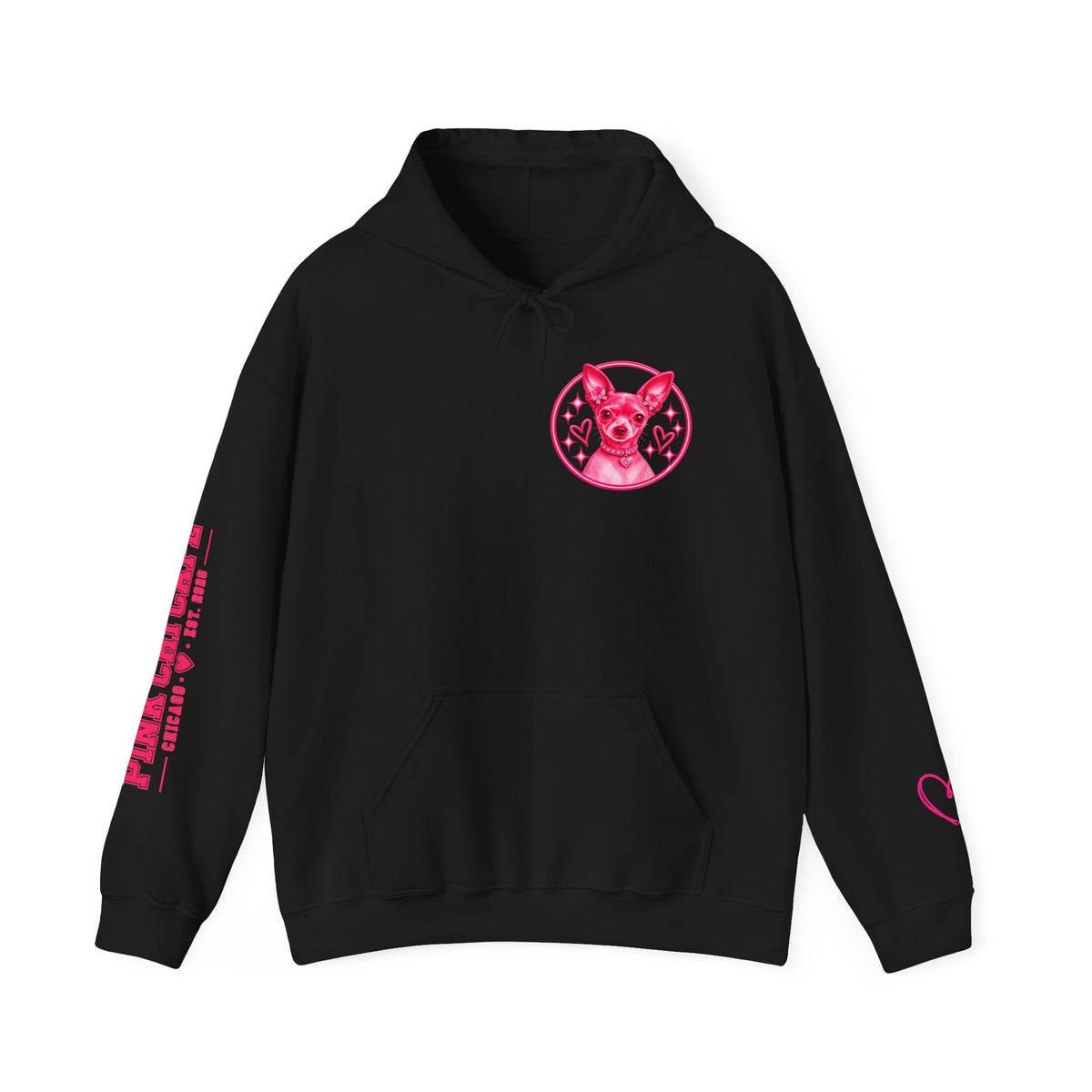 Espresso Yourself Hoodie — Pink Cafe Coffee Lover Pullover