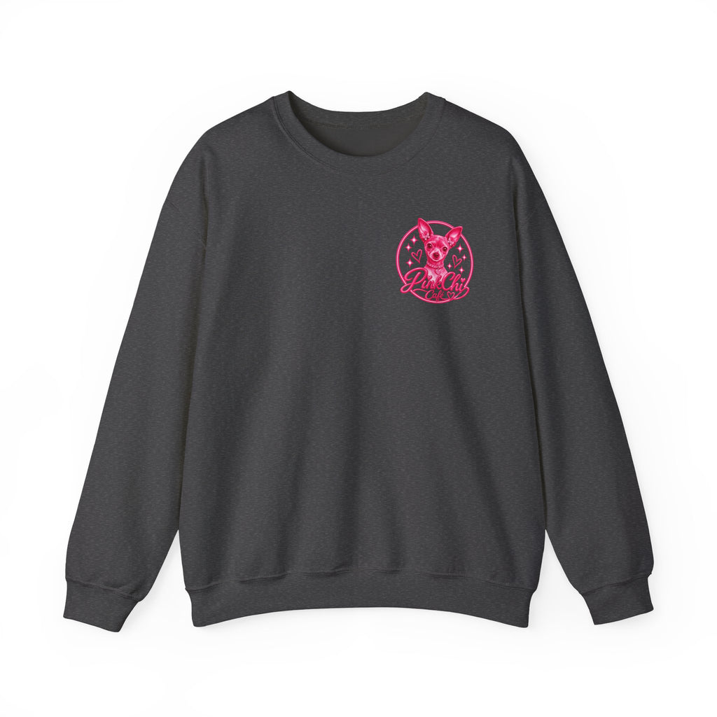 Pink Chi Cafe Classic Crewneck