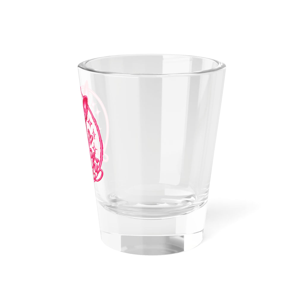 Pink Chi Café Espresso Shot Glass 1.5oz