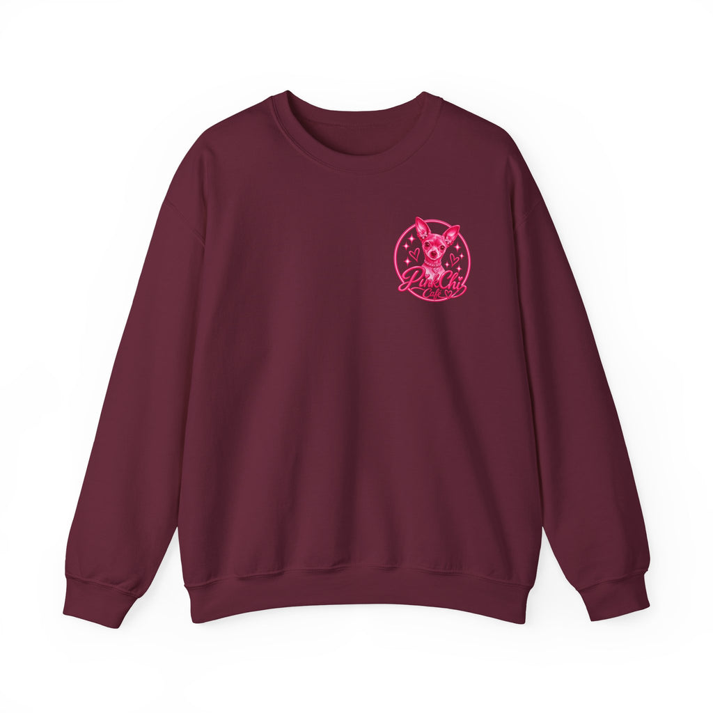Pink Chi Cafe Classic Crewneck