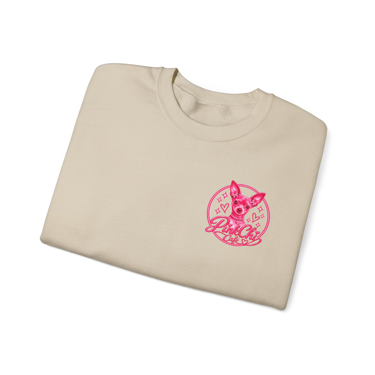 Pink Chi Cafe Classic Crewneck